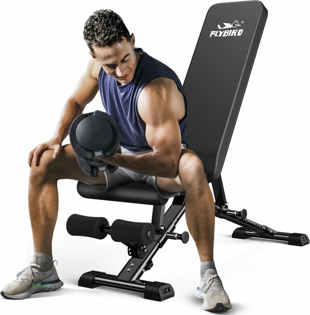 Flbird Weigh Adjustable Strength Training Weight Bench